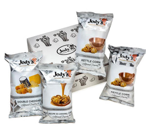Jody’s Gourmet Popcorn- Recipe 53 Caramel Corn 6.5 oz. (Silver Bag)
