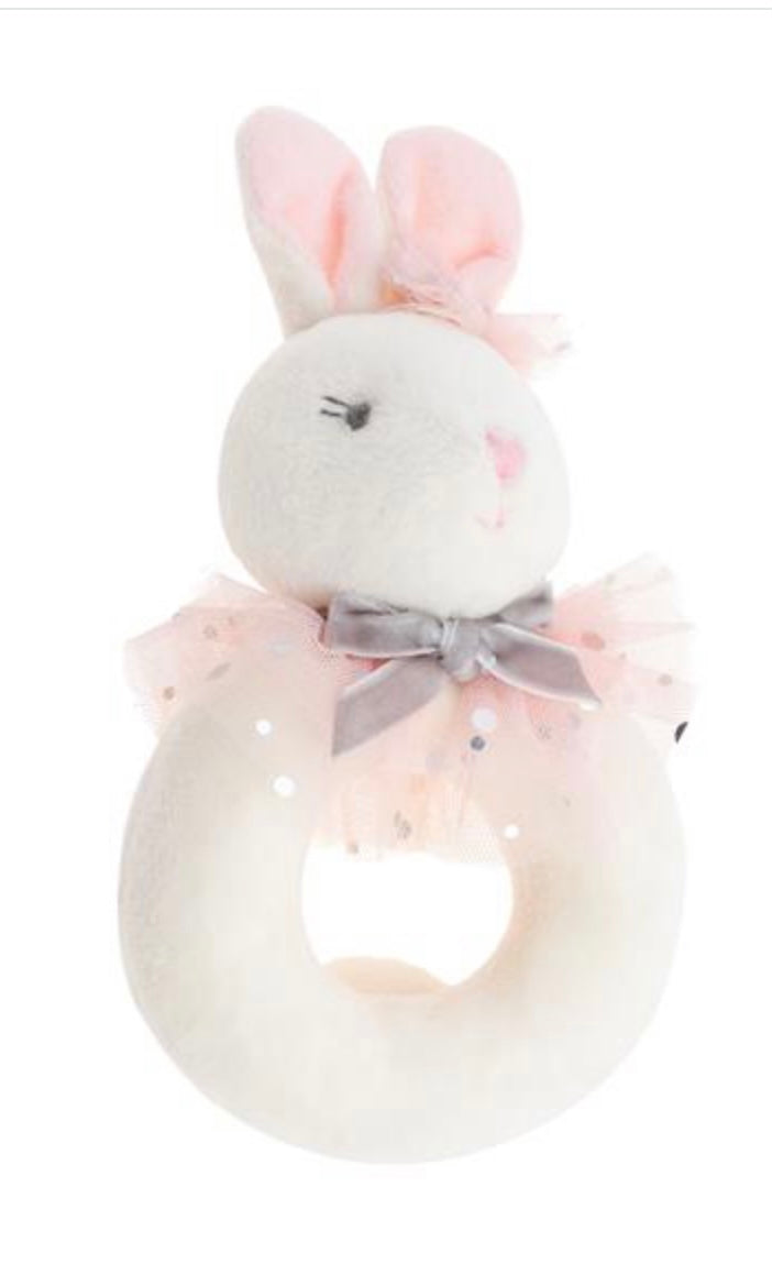 Stephen Joseph Plush Rattle (Bunny)