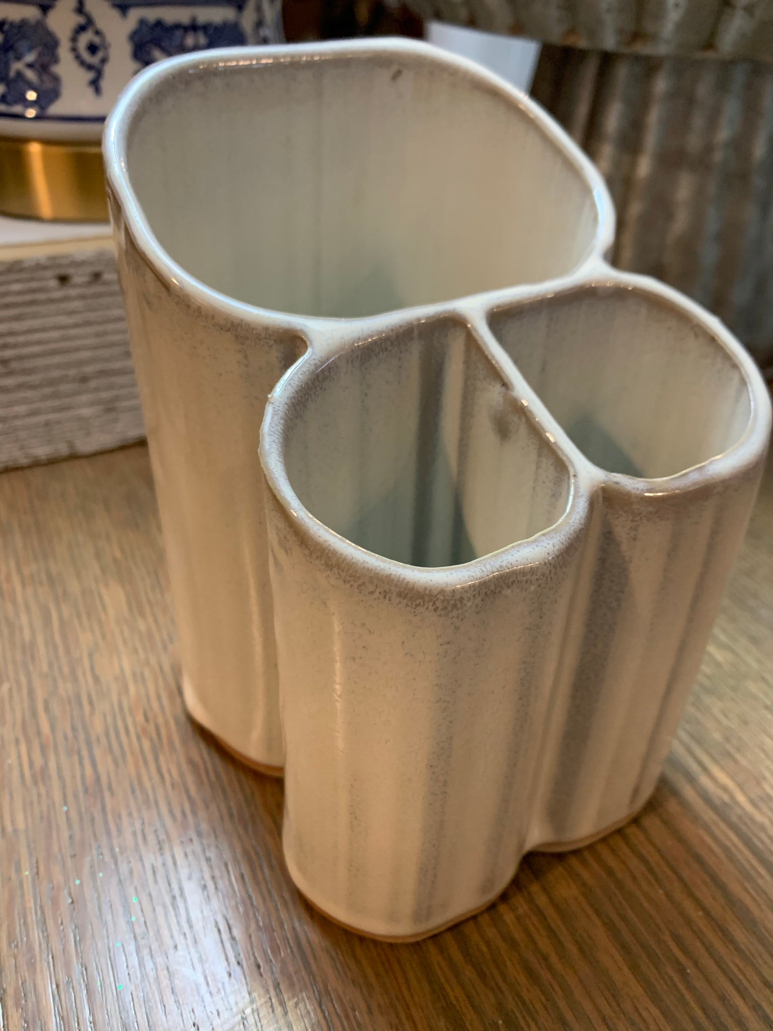 Stoneware Pottery Toothbrush Holder