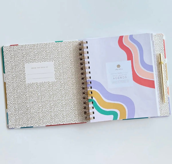 2023 Color Blobs Spiral Planner