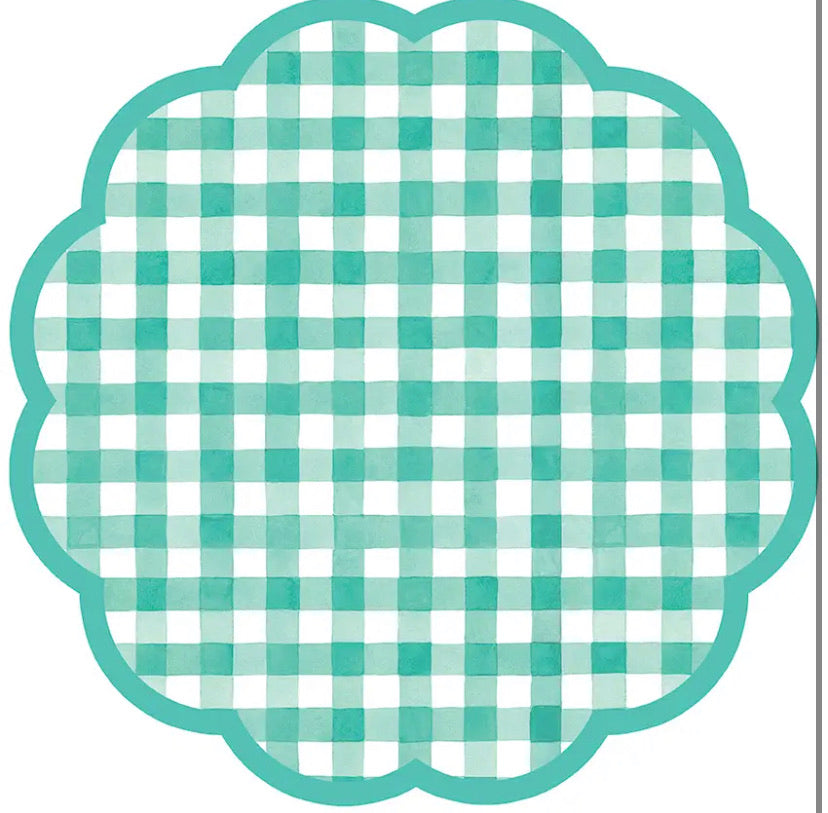 Gingham Paper Placemat Pad