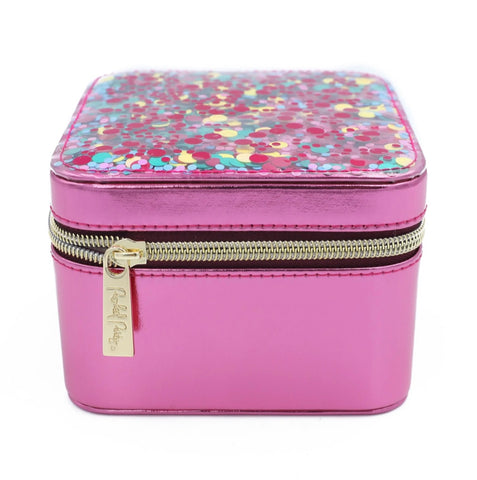 Pink Confetti Jewelry Case