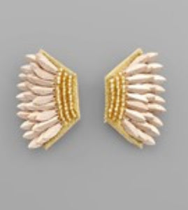 Light Gold Wing Earrings