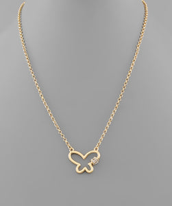 Gold Butterfly Necklace