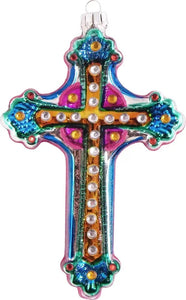 Colorful Cross Ornament