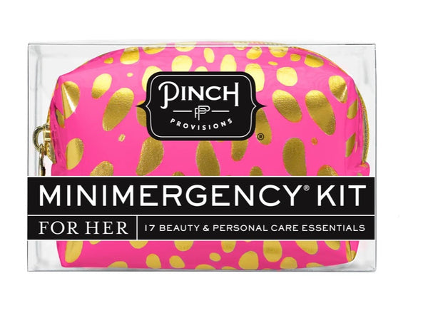Minimergency Kit- Pink Spotted