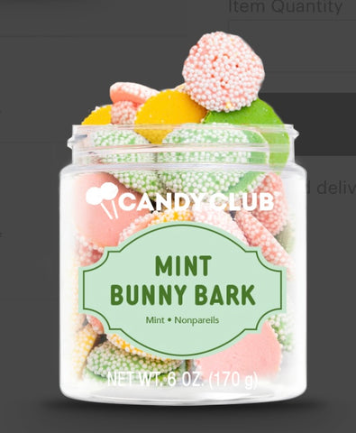 Mint Bunny Bark Candy