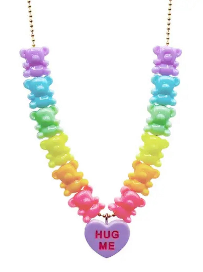 Hug Me Pastel Bears Kid’s Necklace