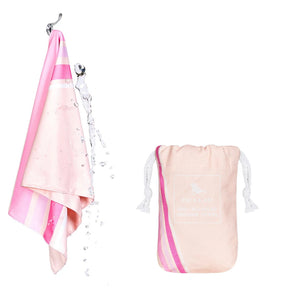 Pink Patterned Cooling Towel Dock & Bay