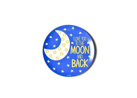 I Love You To The Moon and Back Melamine Plate