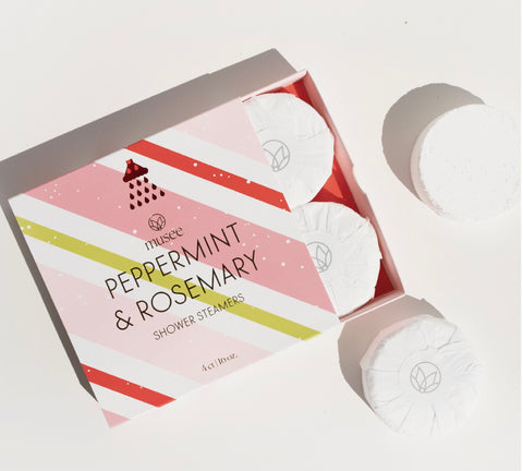 Peppermint and Rosemary Shower Steamers