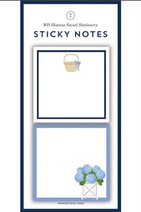 Hydrangea 2-Pack Sticky Notes