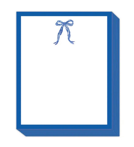 Blue Bow 100 Sheet Notepad