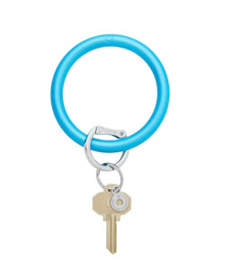 Oventure Silicone Pearlized Key Ring-Peacock Pearlized