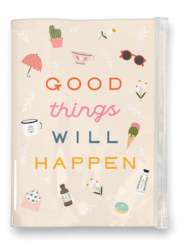 Good Things Will Happen Pouch Journal