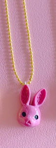 Pop Cutie Pink Bunny Necklace
