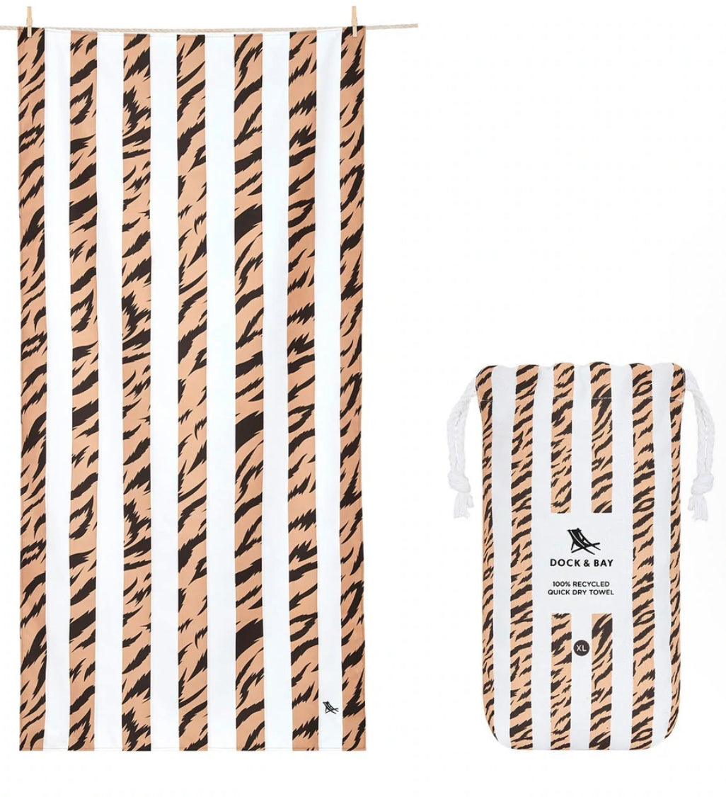 Dock & Bay Fierce Tiger Towel