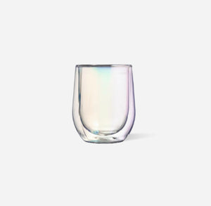 Corkcicle stemless glass set prism