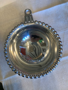 Silver Dotted Ornament Bowl