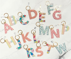 “A” Michelle McDowell Acrylic Letter Keychain