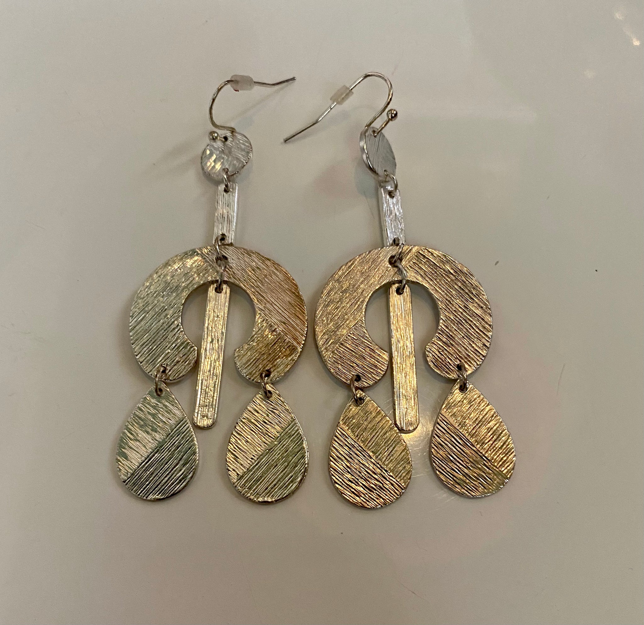 Gold Chandelier Hook Earrings