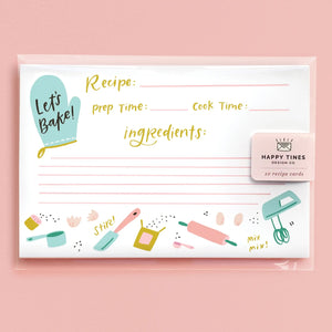 Let’s Bake! Recipe Card Set