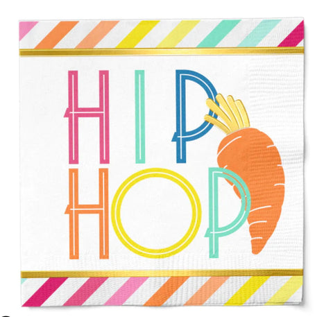 “Hip Hop” Carrot Luncheon Paper Napkins