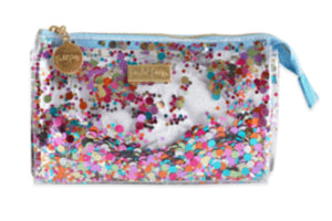 Packed party mini zip cosmetic bag