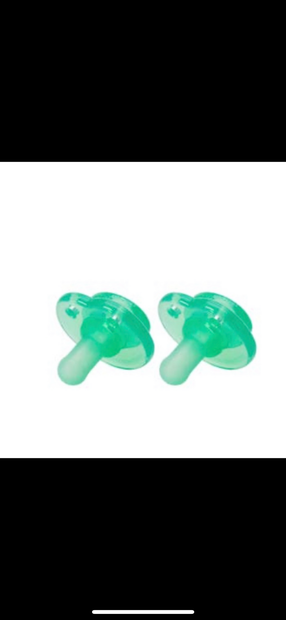 Nookums Green Pacifier 2 pack