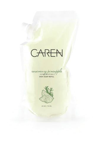 Caren Rosemary Pineapple Dish Soap Refill Pouch