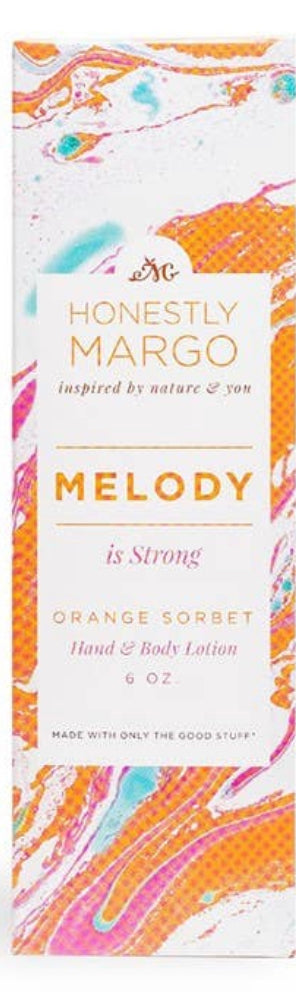 Orange sorbet lotion