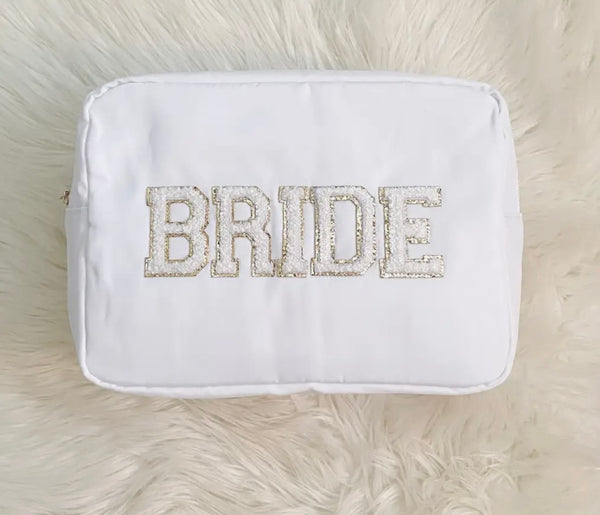 White BRIDE X-Large Nylon Pouch