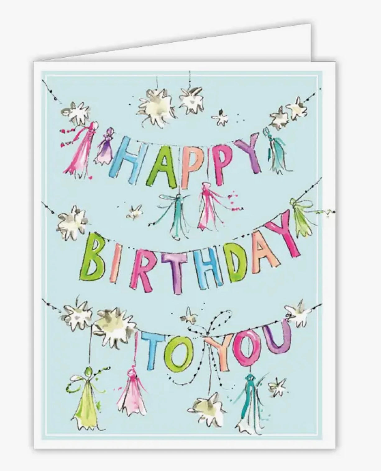 Happy Birthday To You Tassel Banner Card