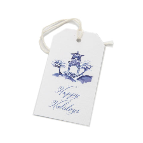 Chinoiserie Holiday Gift Tags