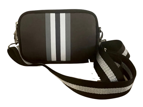 Neoprene Dual Crossbody -Greystone