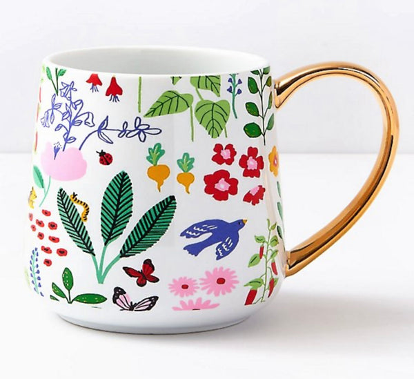 Mom, Thank You For Helping Me Grow Floral Mug