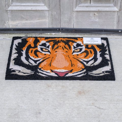 Eye of the tiger welcome mat