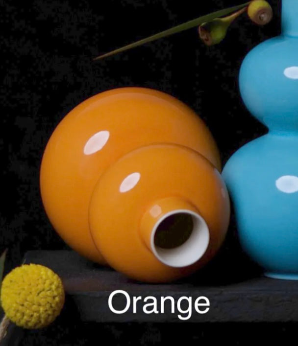 Gloss Orange Mini Vase