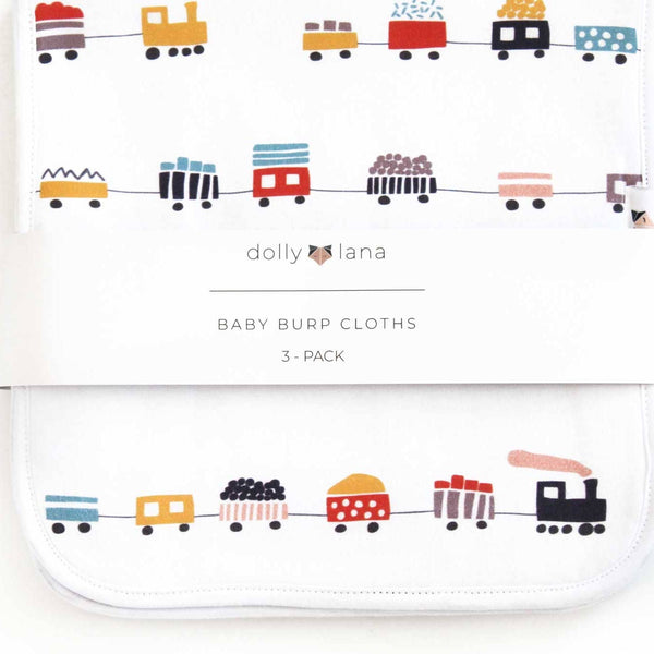 Baby Boy Burp Cloth Set of 3