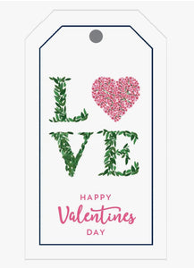 Love Boxwood/Flower Heart Gift Tags