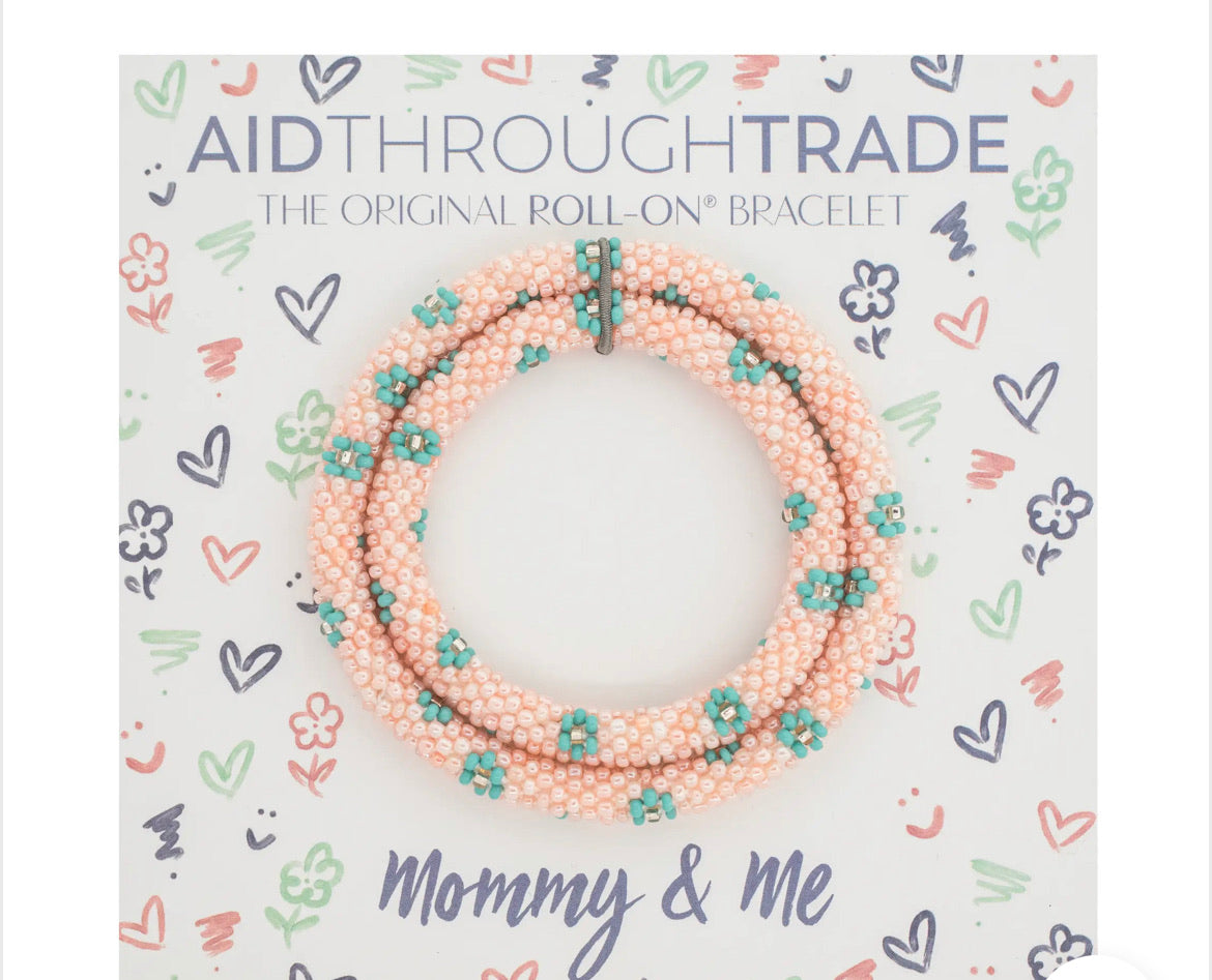 Mommy & Me Roll-On® Bracelets Turks and Caicos - Set of 2
