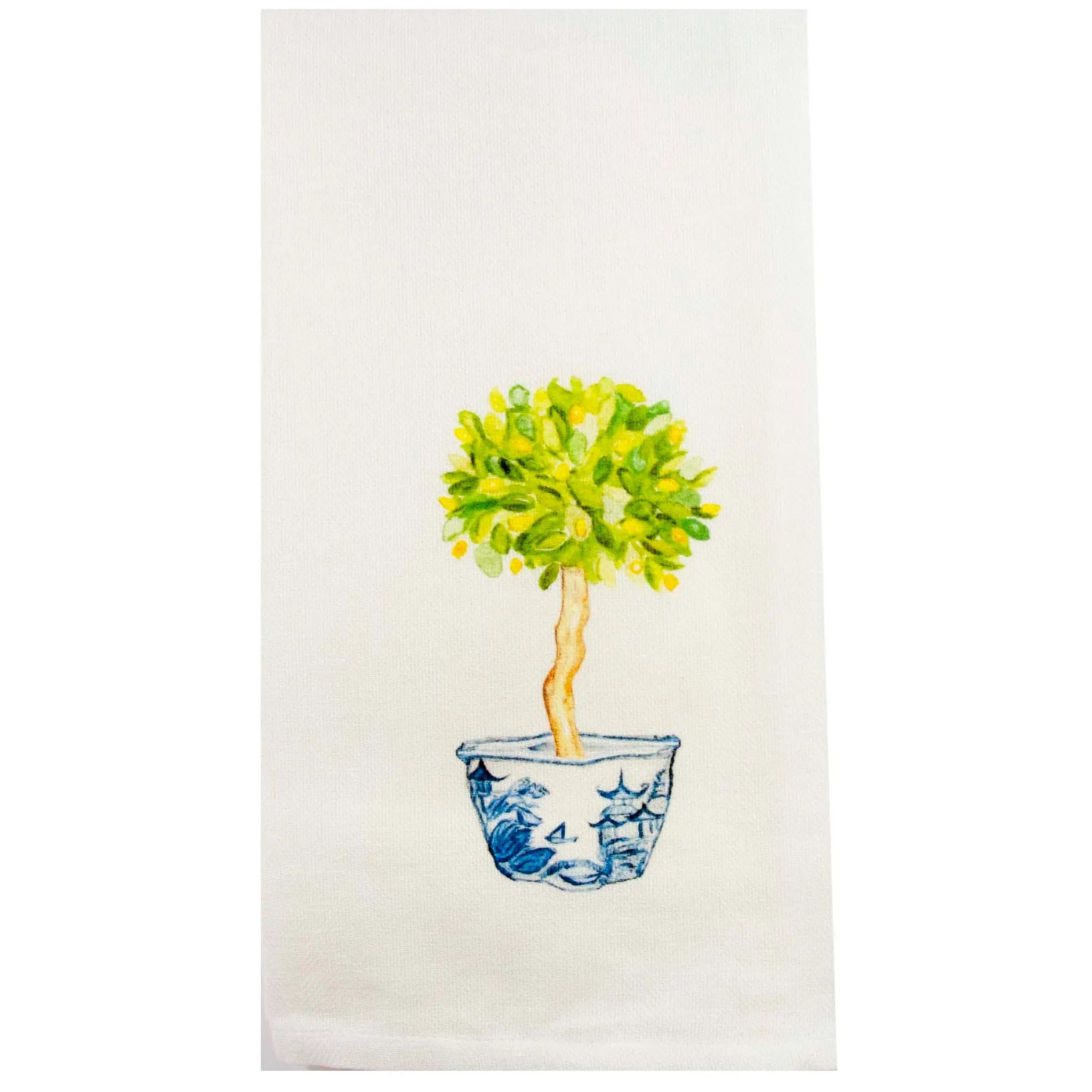 Lemon tree tea towel