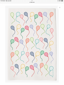 Balloons Coast and Cotton Tea Towel