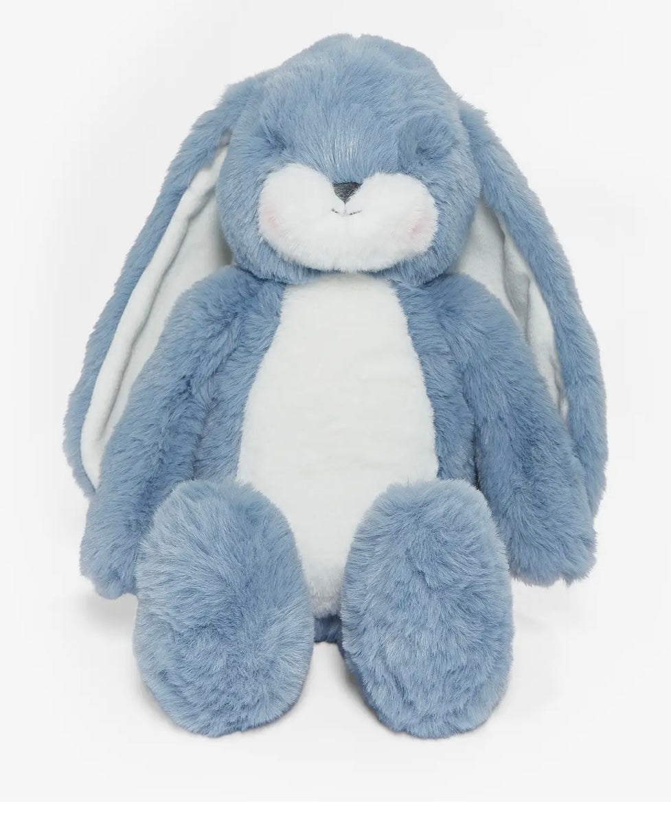 12” Blue Stuffed Lop-Eared Bunny