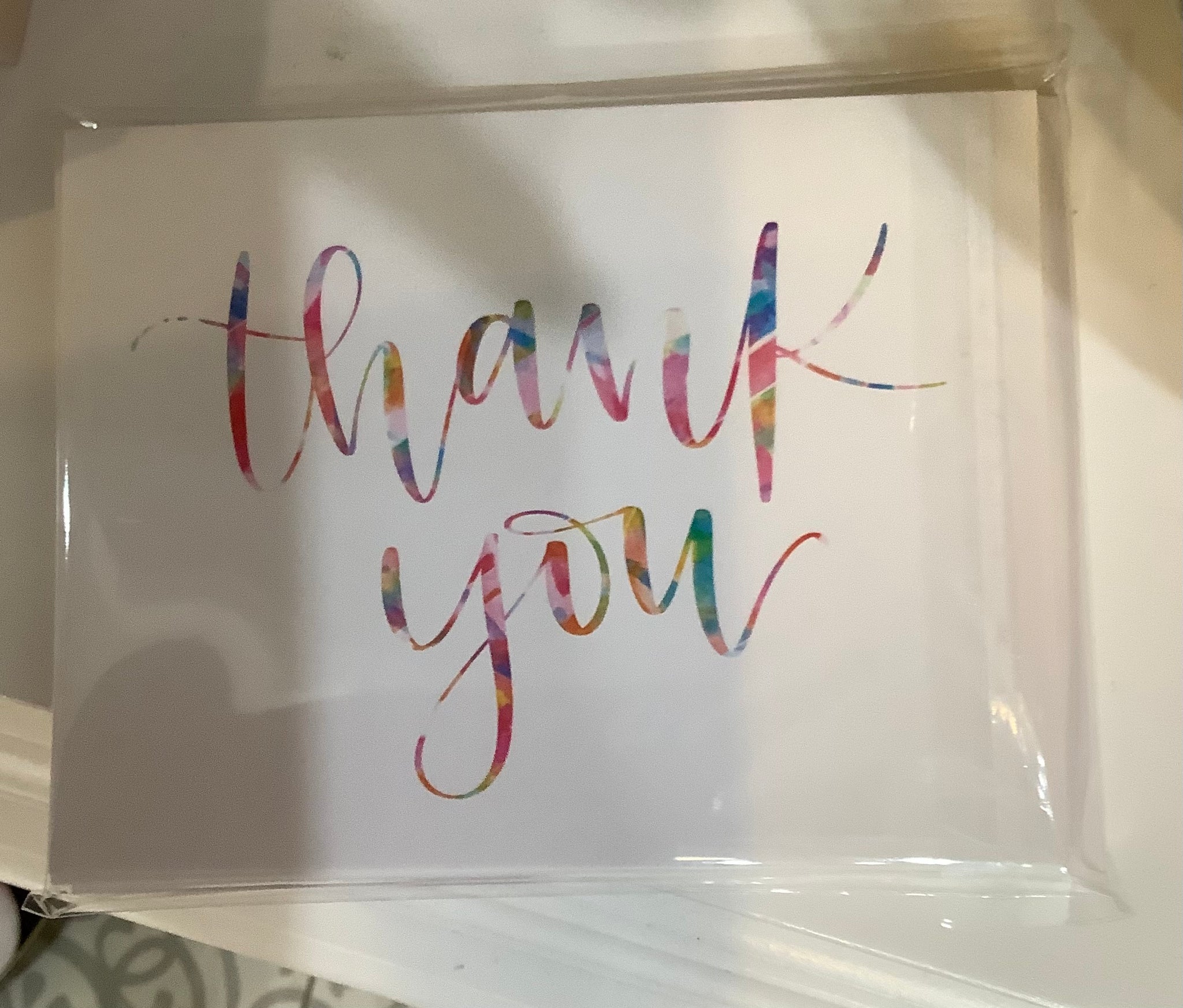 Rainbow Thank You Notecards