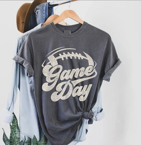 Charcoal Gray Game Gay Football T- Shirt (Small)
