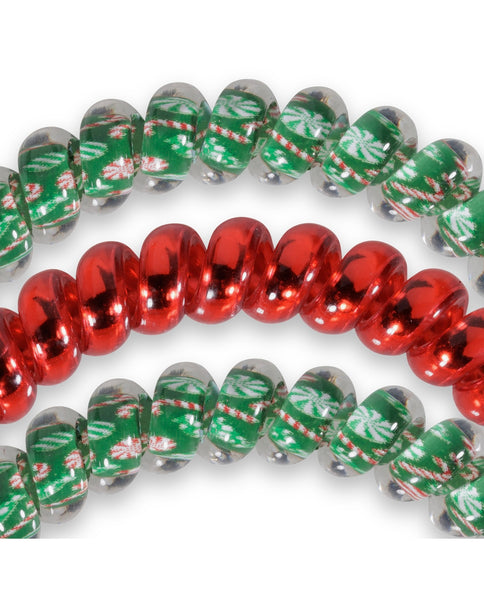 Candy Cane Kisses Small Teleties