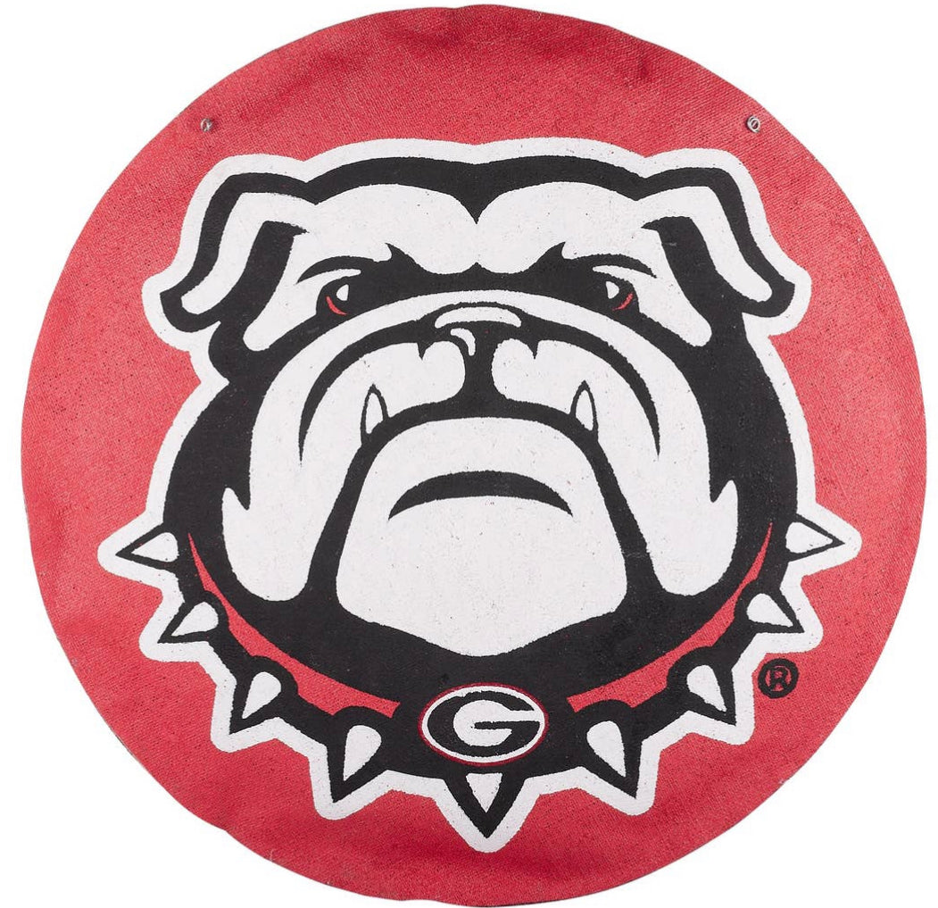 Georgia bulldog doorhanger