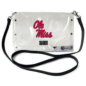 Ole Miss Clear Envelope Purse