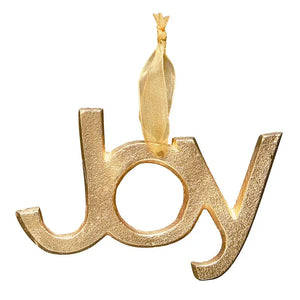 Joy Gold Ornament